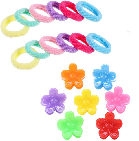 MYYNTI Baby Hair Ties Mini Seamless Elastic Hair Rubber Bands Colorful Hair  Band Ponytail Holder Hair Accessories for Kids Girls Infants Toddlers