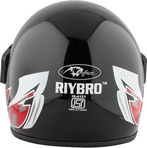 Riybro Full Face ISI Marked with Adjustable strap fro Men Women