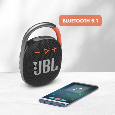 JBL Clip4 with 10Hrs Playtime, IPX67 Waterproof and Dustproof W Bluetooth  Speaker