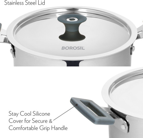 BOROSIL Cookfresh Tri-ply Cook and Serve Casserole Price in India