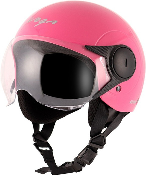 Activa Ladies Helmet VEGA ATOM HI-UALITY OPEN FACE PINK 580 MM