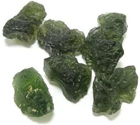 Aurra Stores Moldavite-4-09 Regular Round Crystal Stone Price in