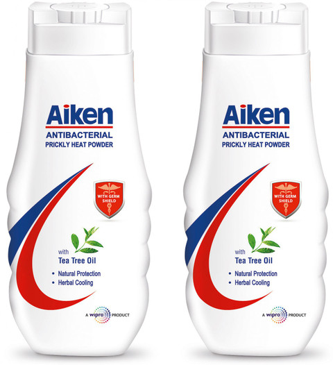 Aiken Antibacterial Prickly Heat Powder with Tea Tree Oil Price