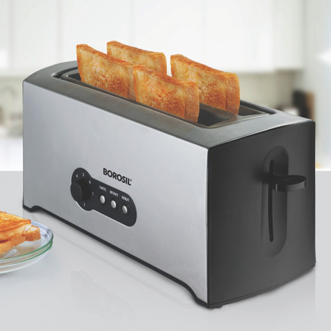 BOROSIL KRISPY SLICE POP-UP TOASTER 1500 W Pop Up Toaster