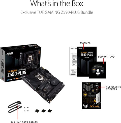 ASUS TUF GAMING Z590-PLUS LGA 1200Socket ATX Intel Z590 Chipset