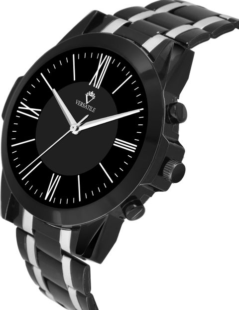 Versatile Men's Two-Tone Analog Chain Watch - Image 7