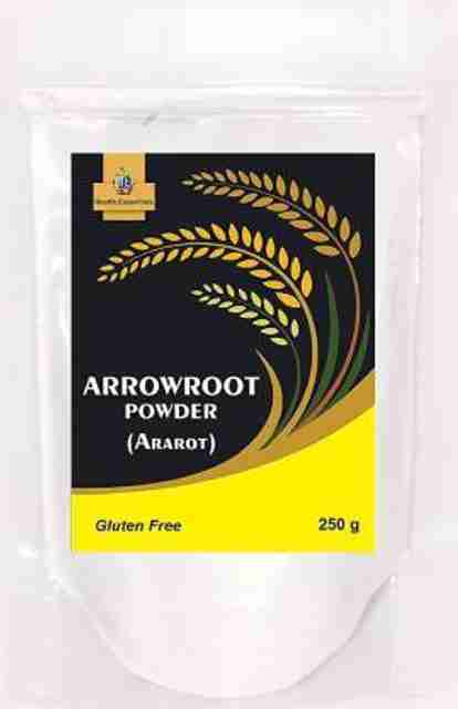 Jioo Organics 100% Natural Premium Arrowroot Powder, 250 gram (Gluten ...