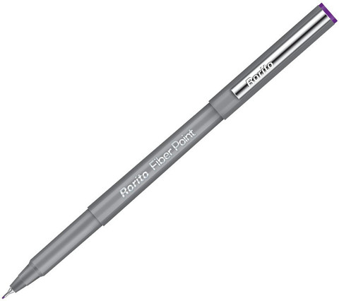 Rorito Fiber Point Black Pack of 20 Fineliner Pen