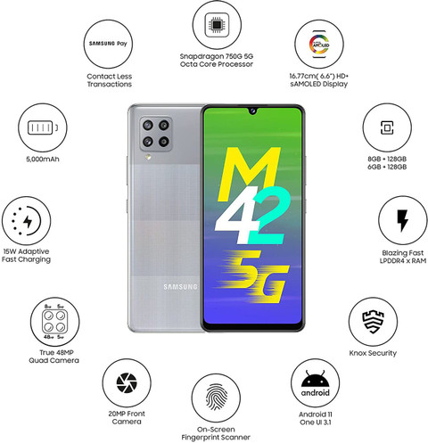 Samsung Galaxy M42 128 GB Storage, GB RAM Online at Best