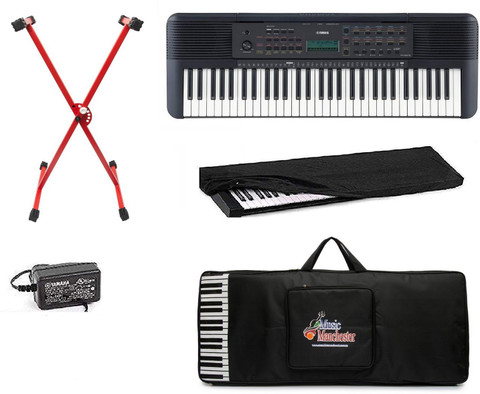 YAMAHA 273 PSR-E273 61-Key Portable Keyboard with Power Adapter