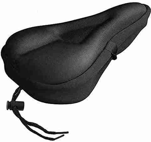 Wavva 100% GEL Bicycle Saddle Seat Cycling Cushion Pad Bicycle Seat Cover  Saddle Cover Free Size