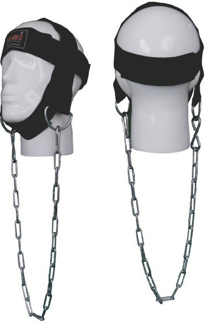 USI UNIVERSAL Head Harness Neck Strength Weight Lifting Fitness Chain Strap  Exercise Belt Neck Support