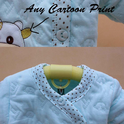 PIKIPOO Presents New Born Baby Cotton Cartoon Print Piece Suit Keep Baby  Warm Cotton Baby Boys Girls Unisex Baby Fleece/Falalen or Flannel Suit