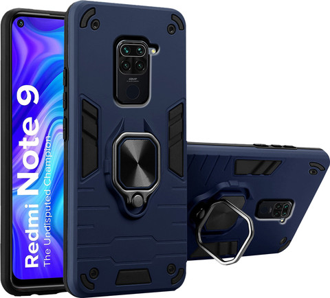 Shopsji Back Cover for Redmi Note |Back Cover with Ring Holder and  In-Built Kickstand Redmi note