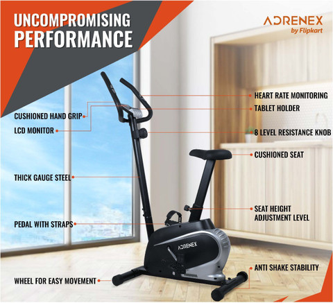 Adrenex by Flipkart AD-200 Magnetic exercise Bike For weight loss