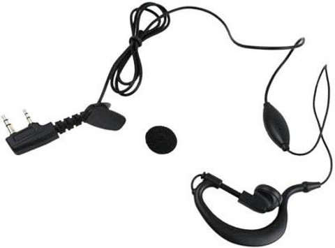 SNARIYOVSN (2 Pcs) 2-Pin K Type Hanging Earphone with Microphone