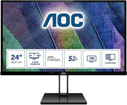 AOC 60.96 cm (24 inch) Full HD IPS Panel Monitor (24V2Q) Price in