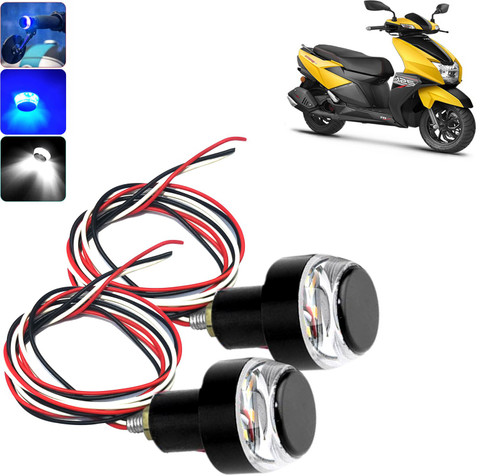 DvineAutoFashionZ LED Indicator Light for Ntorq 125(Blue, White)_