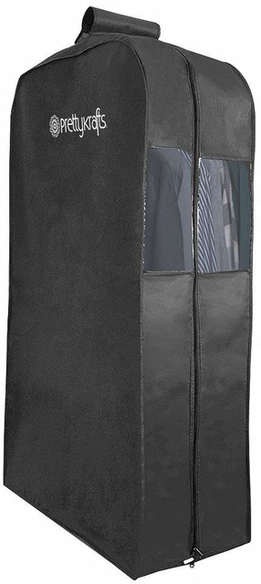 PrettyKrafts Hanging Garment Bags for Storage – Suit Bag, Dress