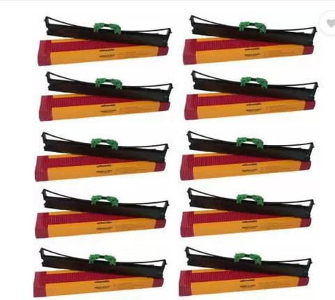Lot De 10 Rubans Noirs Compatibles Imprimante Olivetti PR2/PR2 E/PR2 PLUS/PRII - Réf B0375/F90146 - Neuf Sous Emballage