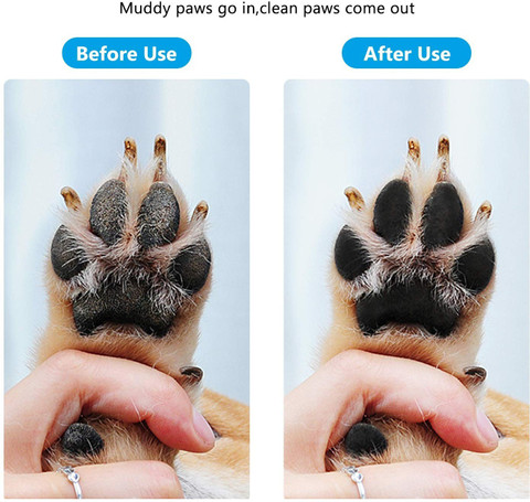 Hachiko Dogs Cat Foot Feet Washing Cup, Pet Paw Cleaner Portable Dog Paw  Washer with Soft Silicone Bristles for Quickly Cleaning Pets Muddy Feet 