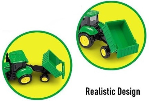Quasar Farm Tractor Toys for Kids- Small Agricultural Friction