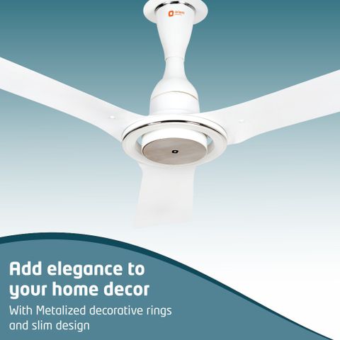 Floating Fan Orient Electric I-FLOAT CEILING 1200 mm 3 BLADE with 2 Year Warranty ...