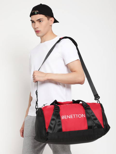 United Colors of Benetton 39 Ltrs Duffle Bag Red Duffel