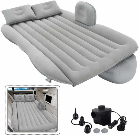 TOPHAVEN Car Travel Inflatable Sofa Mattress Air Bed Cushion