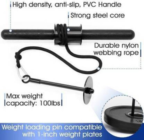 ks creations Wrist roller Forearm Roller deal for Wrist Hand Arm Grip  (Black) Hand Grip/Fitness Grip