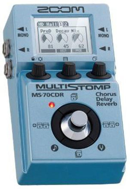 ZOOM MS-70CDR / EG MultiStomp Chorus/Delay/Reverb Guitar Pedal