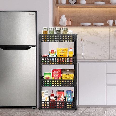 Flipkart SmartBuy Dish Drainer Kitchen Rack Plastic Layer Dark - Main Image