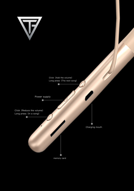 TECHFIRE Platinum Series Neckband- Bluetooth Neckband headphone Bluetooth