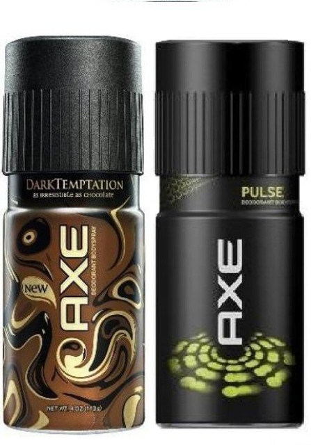 AXE Dark Temptation And Pulse Deodorant Combo (Pack Of 2) Deodorant Spray  For Men