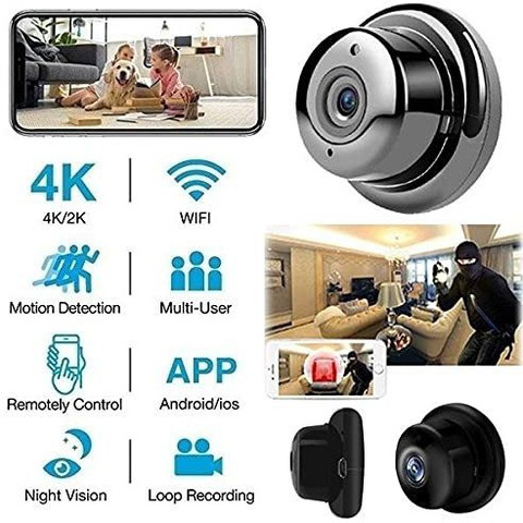 JRONJ Mini Wi-Fi Full HD Spy Camera with Cloud-Based Storage 2-Way