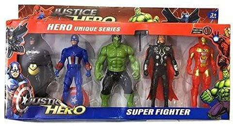 Wholesome Retails Avengers Justice Hero Set of Superheroes