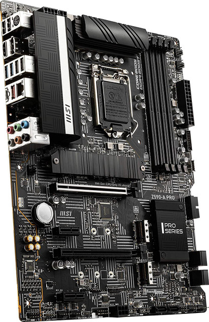 MSI Z590 A PRO LGA 1200Socket ATX Intel Z590 Chipset DDR4