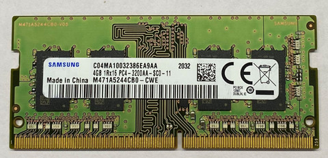 Samsung PC4-3200AA 1RX16 ,SODIMM LAPTOP MEMORY DDR4 GB (Single