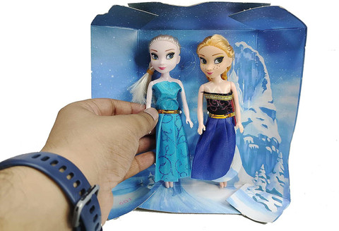 FLYmart High Quality Superfine Elsa and Anna Doll Set Elsa And
