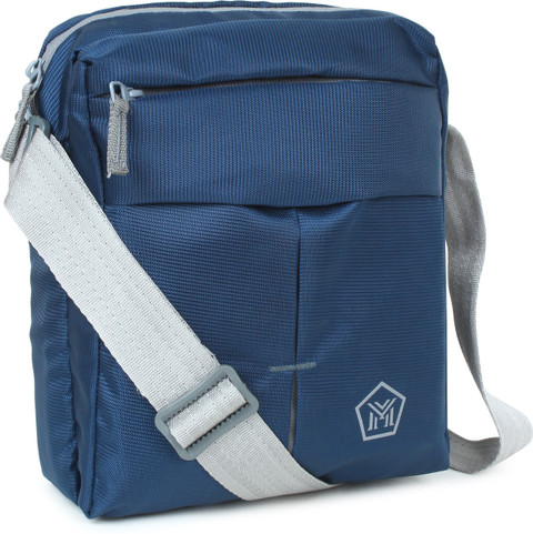 MMShopy Blue Sling Bag Side Bag For Boys Girls Document Bag