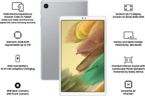 Galaxy Tab A7 Lite 32GB シルバー SAMSUNG Galaxy Tab A7 Lite 8.7