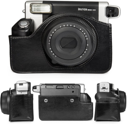 Caiul Vintage Instax Wide 300 Leather Black Camera Bag Caiul
