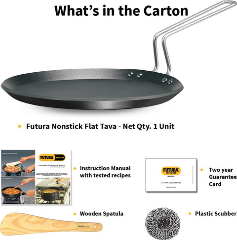 Hawkins Non Stick Flat Tava (INFT30) Tawa 30 cm diameter Price in