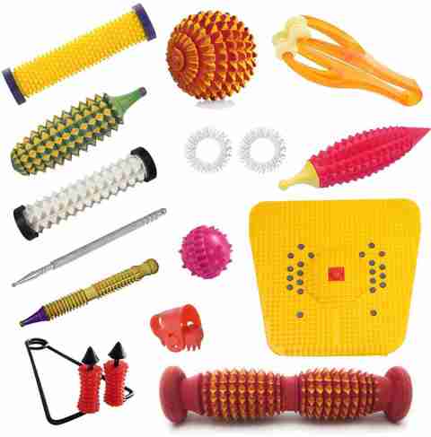 Acupunx 27 Acupressure Massager & Sujok Therapy Tools Combo Kit
