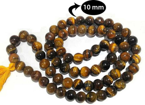 A1 Laxmi Ganesh Tiger Eye Mala Natural Crystal Mala Stone Mala Stone  Necklace Jap Mala 66 Beads Mala Fashion Jewelry For Reiki Healing Crystal  Healing