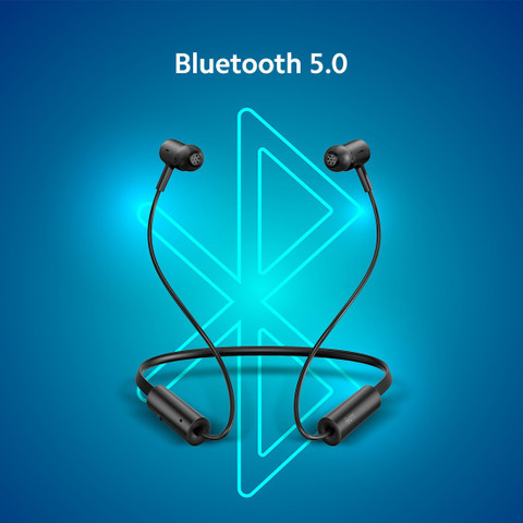 REDMI SonicBass Wireless Bluetooth Neckband in-Ear Earphones with Mic ENC  Bluetooth