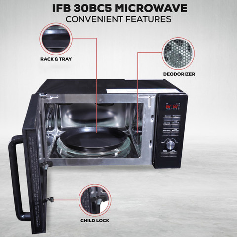 IFB 30 L Oil free cooking microwave with steam