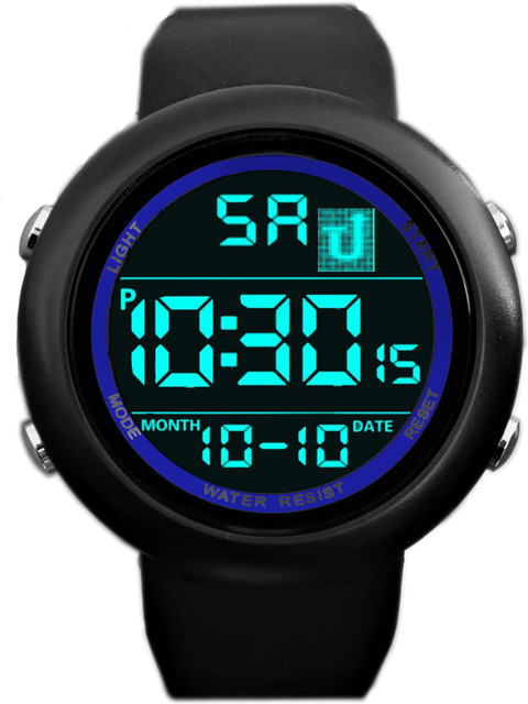 Time Up 8-15 Years Kids Alarm Function Digital Watch For Boys Girls