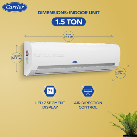 Buy CARRIER Ton Star Split AC White Online
