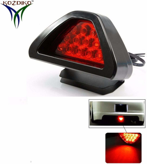 KOZDIKO Bike Triangle Shape 12 LED Brake Light with Flash Mode for